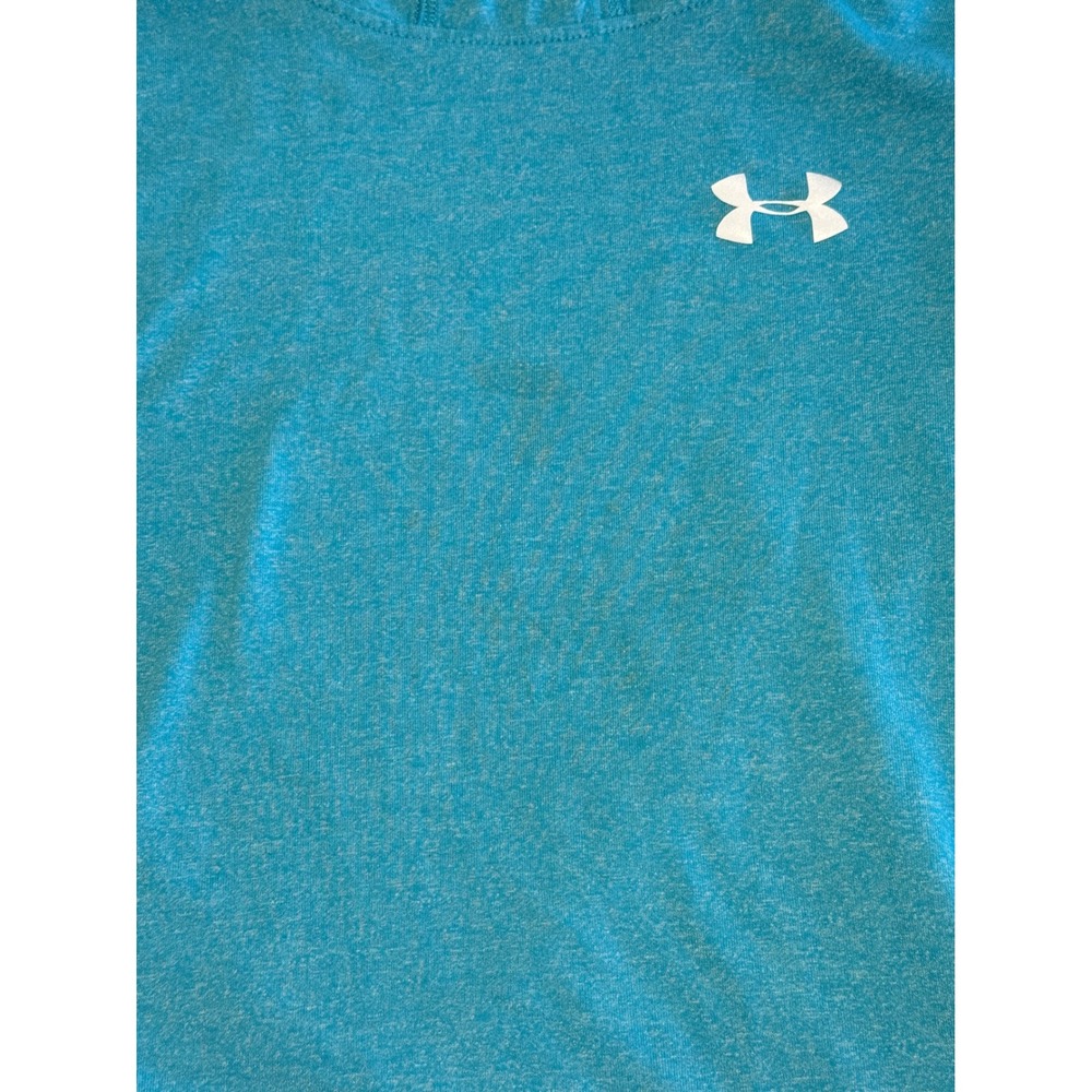 Under Armour Kids Girls Hoodie Pullover Long Sleeve Top Athletic Blue Size 6 - Picture 2 of 5